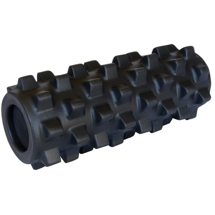 TOGU RumbleRoller X-Firm Foam Massage Roller, 12 x 5 Inches, Black