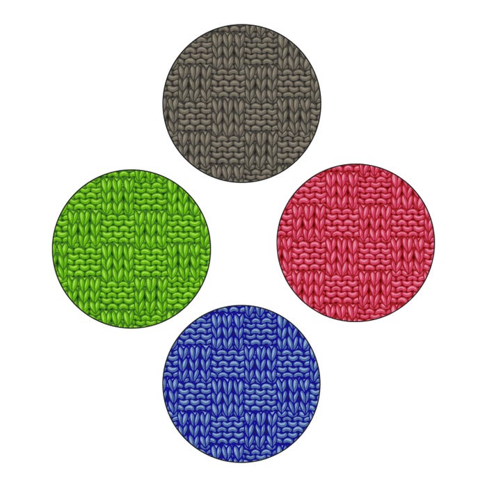 Childcraft Basketweave Carpet, Round