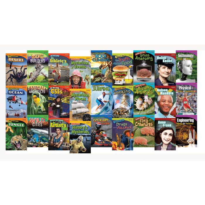 Teacher Created Materials TIME FOR KIDS Informational Text Readers Grade 4, Set of 30