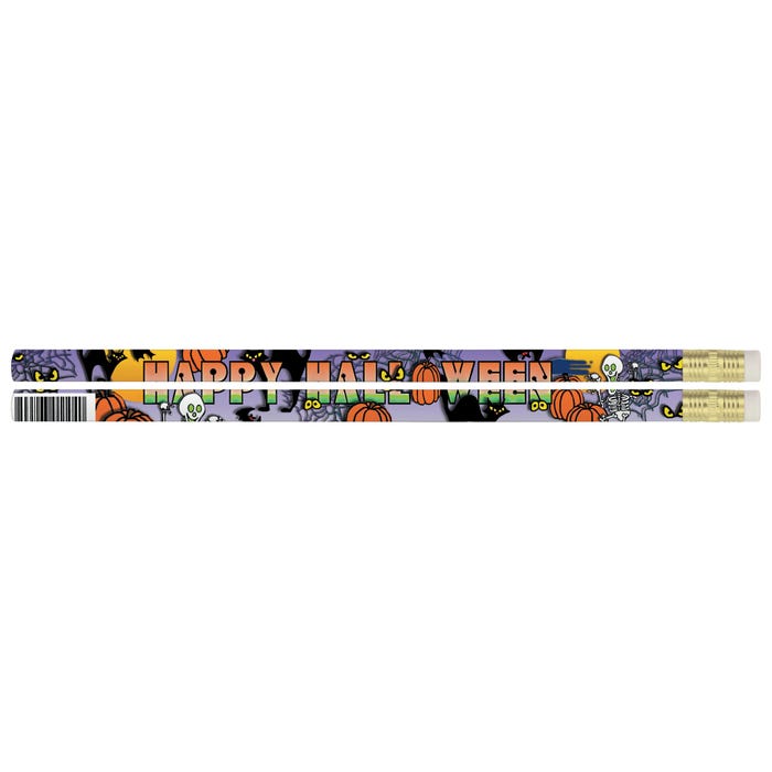 Musgrave Pencil Co. Happy Halloween Haunting Pencils, Pack of 12