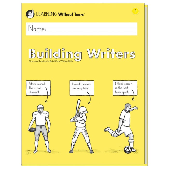 Handwriting Without Tears Building Writers B composition workbook
