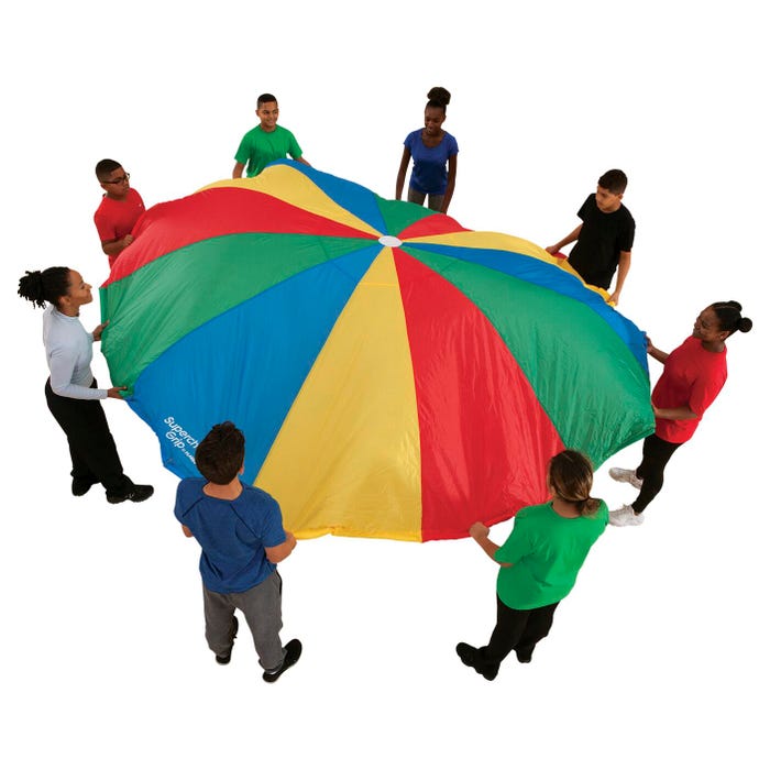 FlagHouse SuperChute Parachute, 24 Foot Diameter, Handle-Free