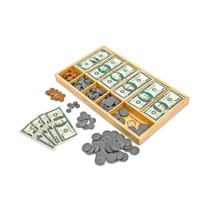 Melissa & Doug Educational Play Money Set, Over 500 Pieces