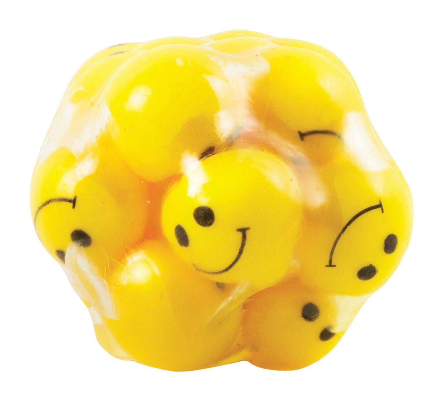 Play Visions FunFidget Squishy Ball, Smiley Face, Colors Vary, Item Number 015198