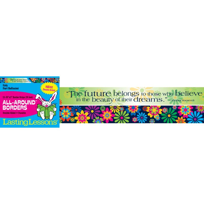 Barker Creek Fiori Bellissimi Double Sided Trimmer, 3 x 35 Inches, Pack of 12