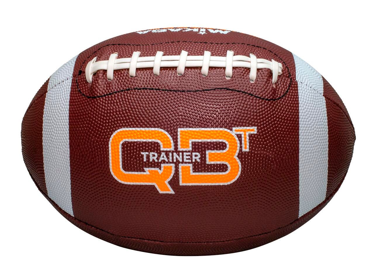 Mikasa Quarterback Football Trainer, Oversized, Brown, Item Number 2003091