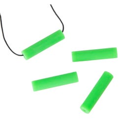 Chewigem Chew Necklace Chubes, Green, Item Number 2103439