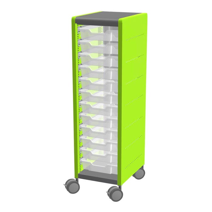 Classroom Select Geode Tall Storage Cabinet, 12 Trays