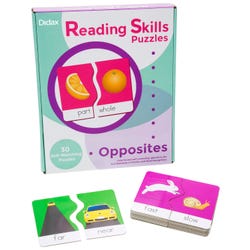 Didax Basic Skills Puzzles: Opposites, Grades 1 to 3, Item Number 1601956