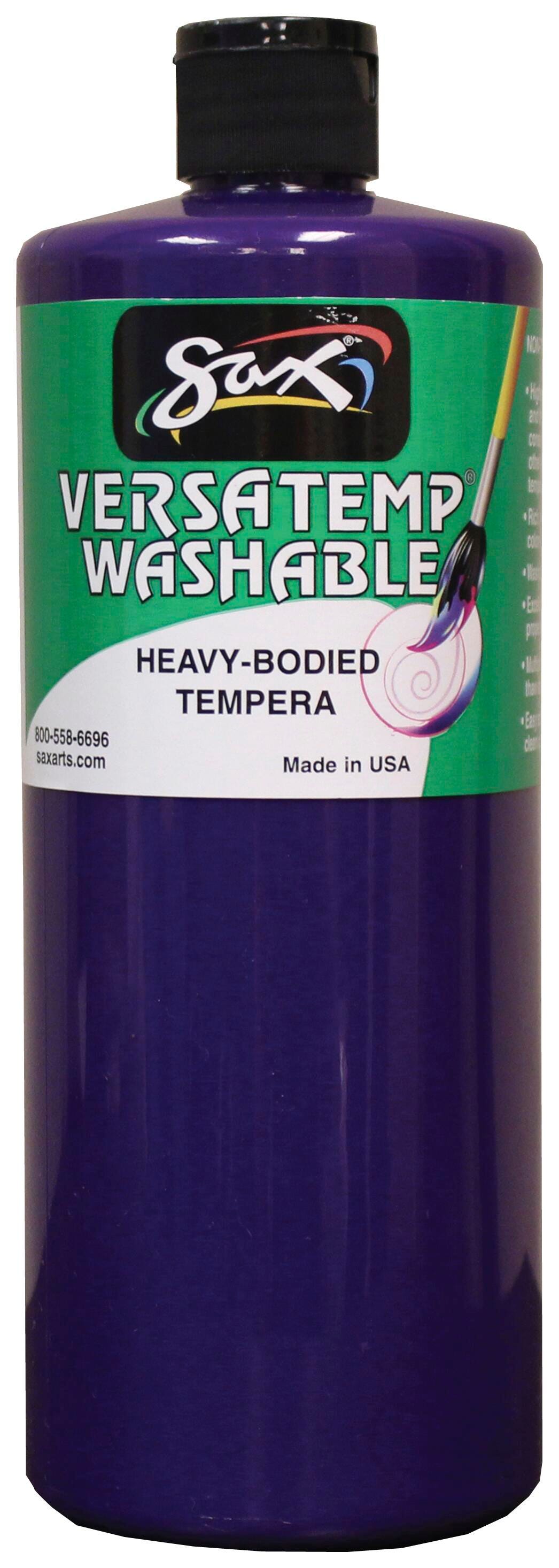 Image for Sax Versatemp Washable Heavy-Bodied Tempera Paint, 1 Quart, Violet from School Specialty