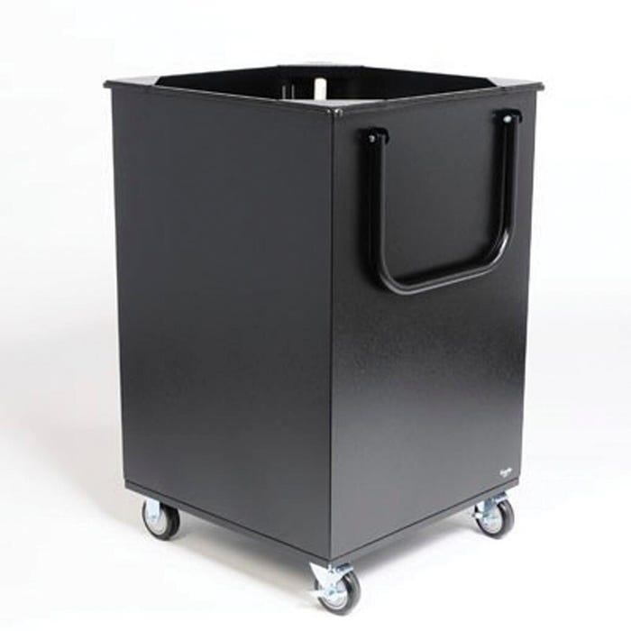 Kingsley DuraLight Book Return Cart, 25-1/2 x 27-1/4 x 38-1/4 Inches, Aluminum/Steel, Galvanized