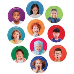 Learning Advantage Are You OK? Emotions Mats, 13-3/8 Inches, Set of 10 2149622