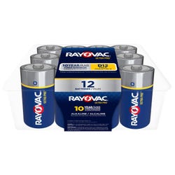 Rayovac Ultra Pro Alkaline Batteries, D, Pack of 12 1562438