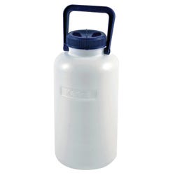Kartell Heavy Walled Wide Mouth Carboy with Neck Insert, 5L, HDPE