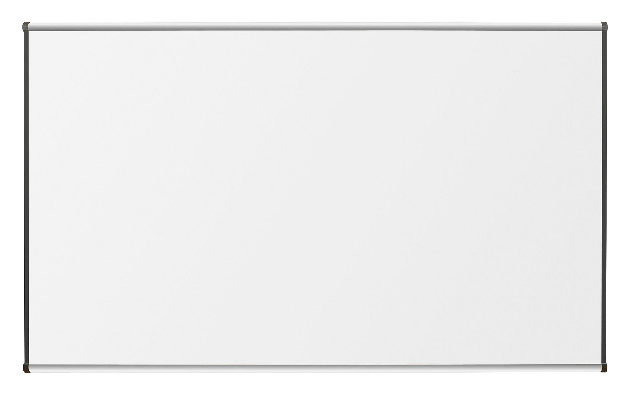 Lorell Magnetic Markerboard, 72 x 48 Inches, Porcelain, Satin Aluminum, White