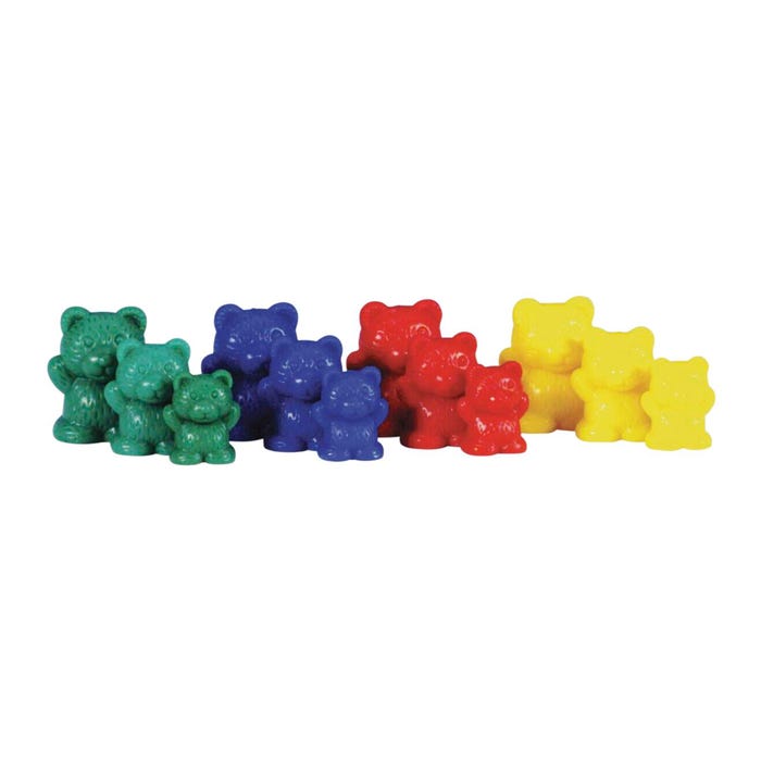 EDX Education Teddy Bear Manipulative Counters, Ages 3 and Up, Set of 96