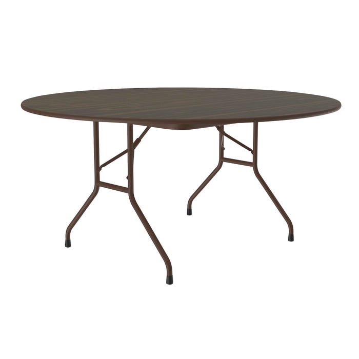 Correll Rectangle Wood Light Duty Folding Table, Melamine Top, Standard Colors