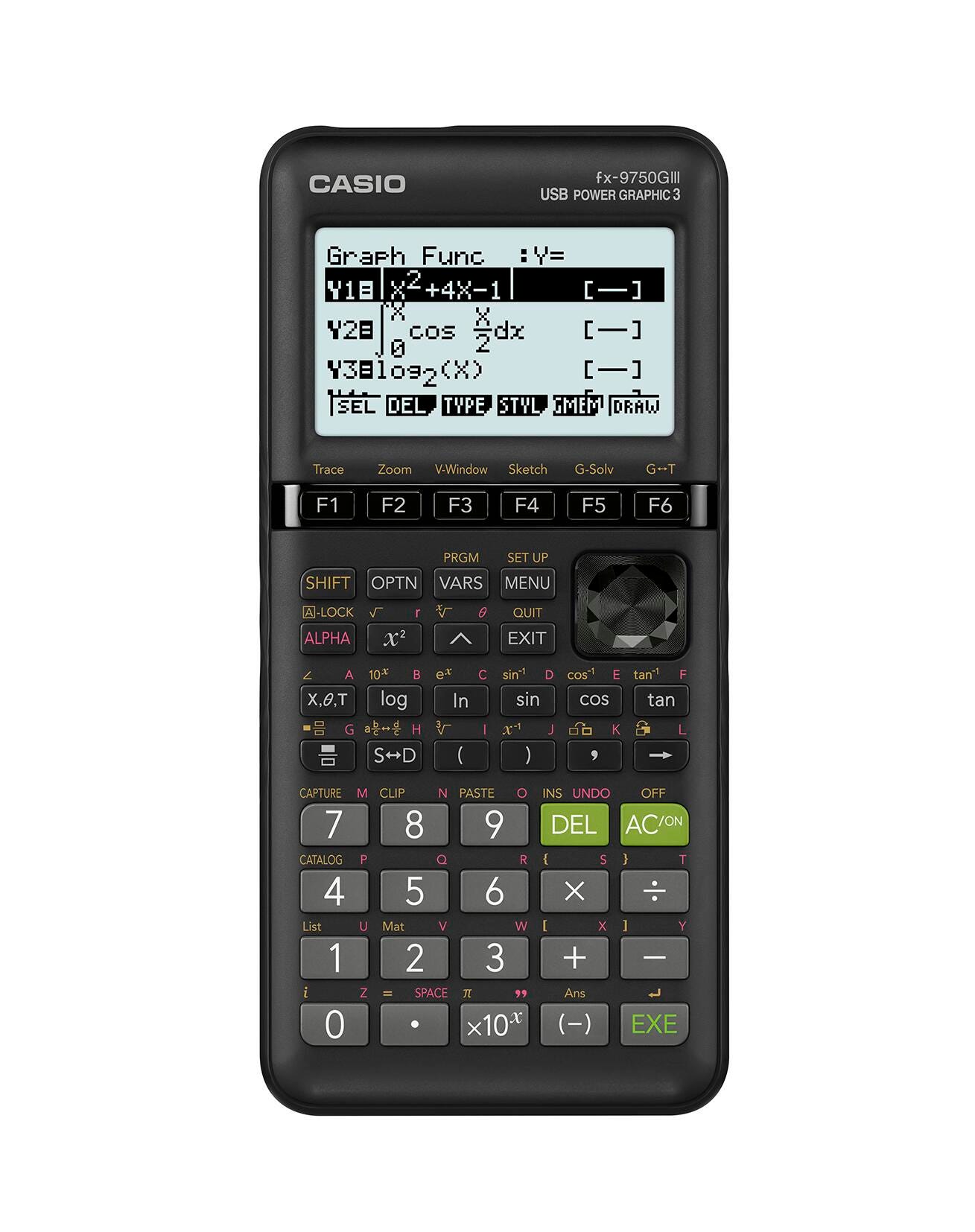 Image for Casio fx-9750GIII Graphing Calculator, Black from School Specialty