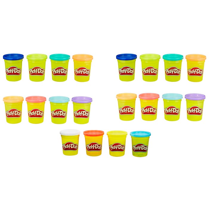 Play-Doh Modeling Dough, Assorted Colors, 3 Ounces, Set of 20