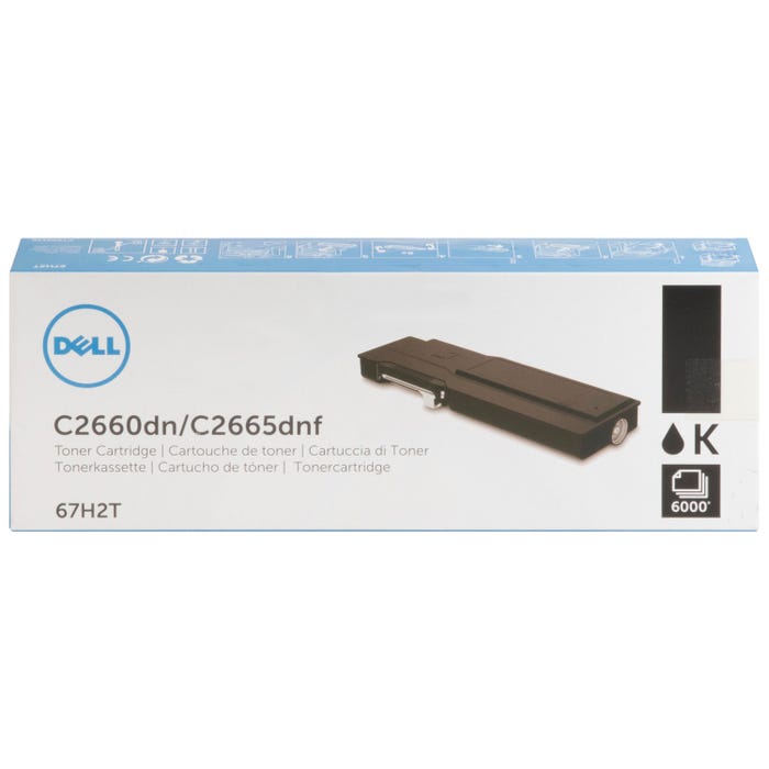 Dell Ink Toner Cartridge, 67H2T, Black