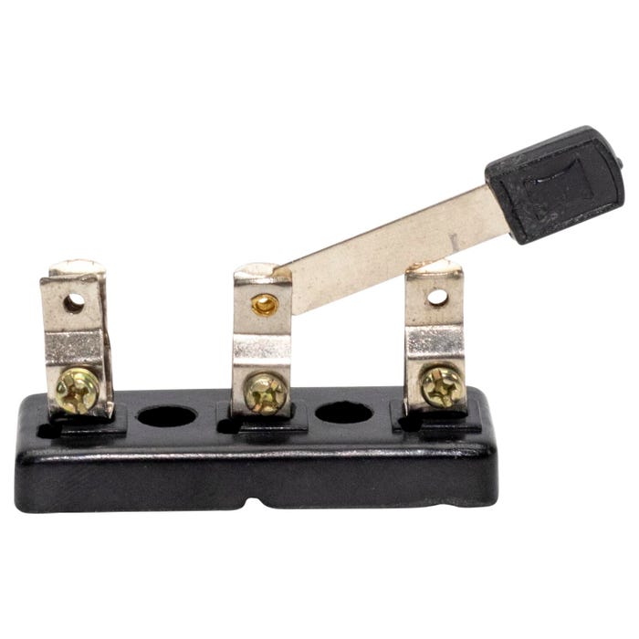 Frey Scientific Single-Pole Double-Throw Electrical Knife Switch