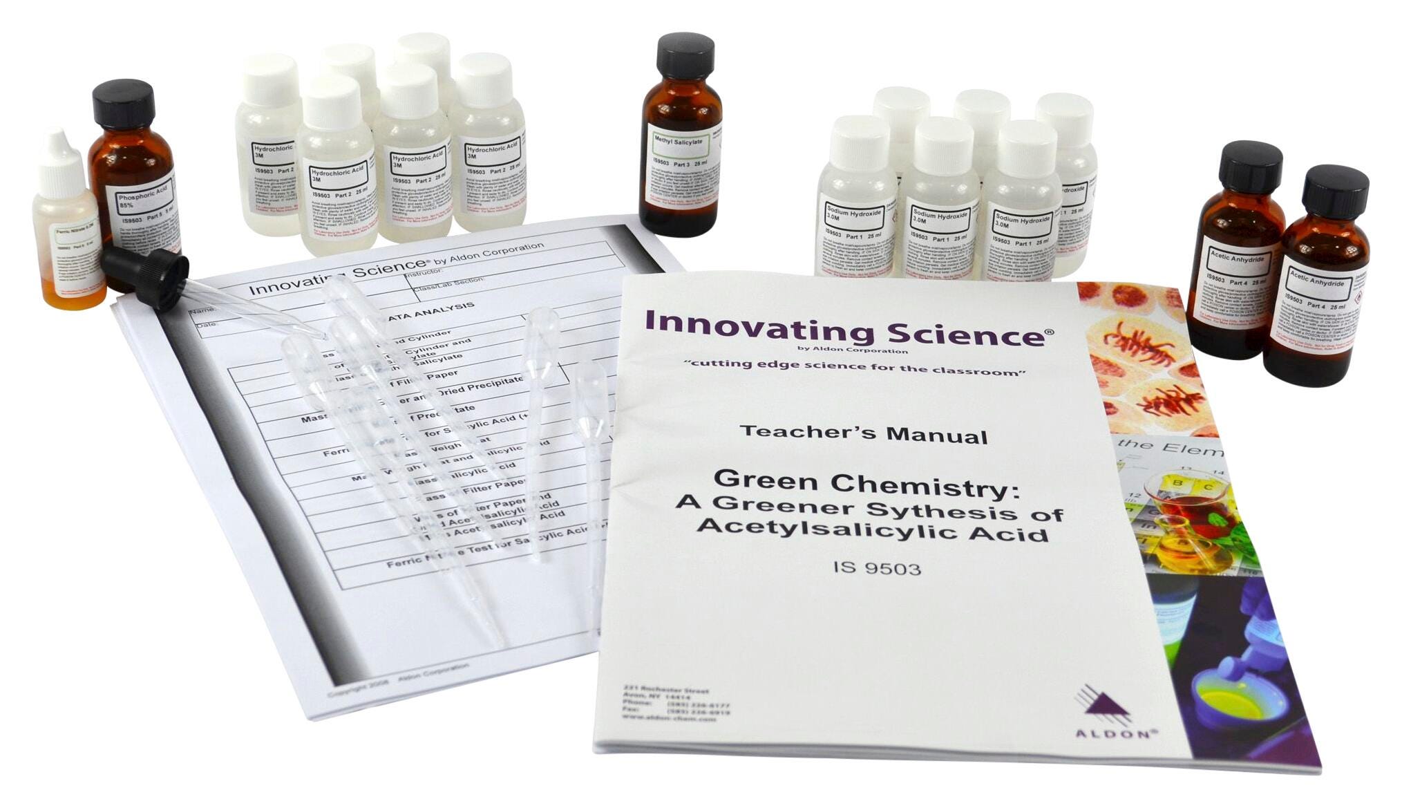 Image for Innovation Science A Greener Synthesis of Acetyl-Salicylic Acid from School Specialty