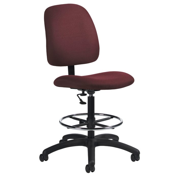 Global Industries Goal Mid-Back Drafting Chair with Footring