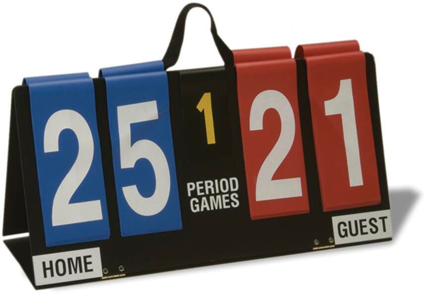 Tandem Sport Deluxe Score Flipper with 5 Period Indicator, Item Number 1394127