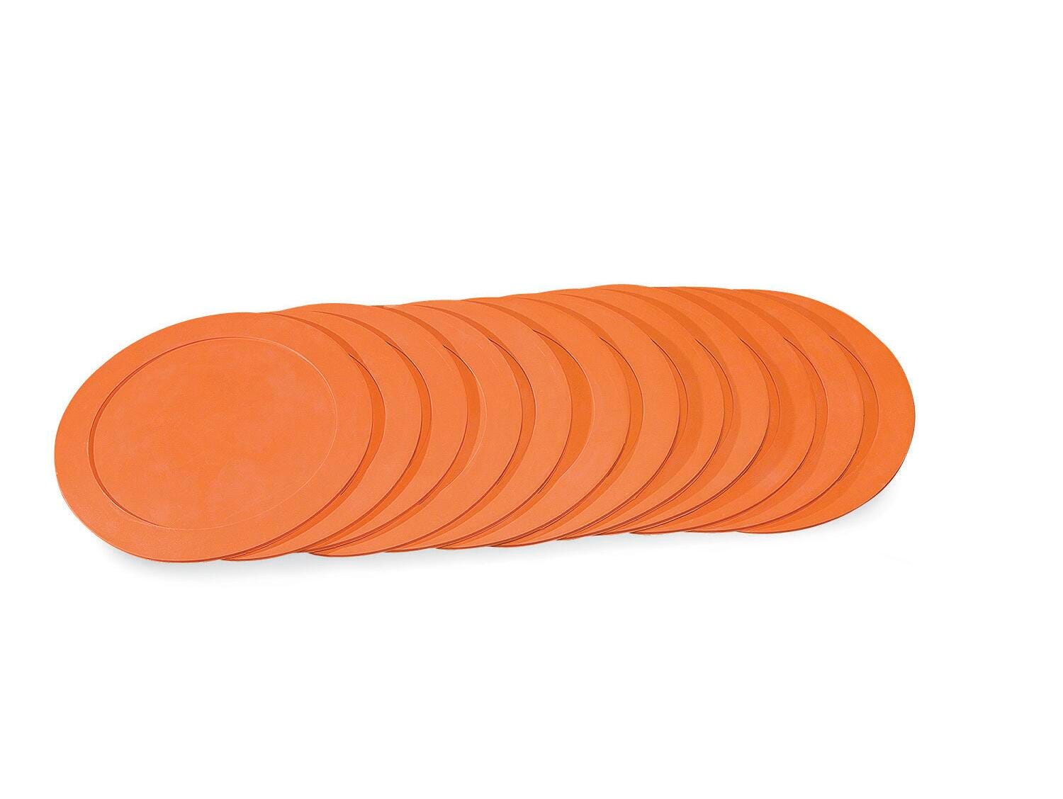 Champion Spot Markers, 9 Inches, Orange, Set of 12, Item Number 2003793