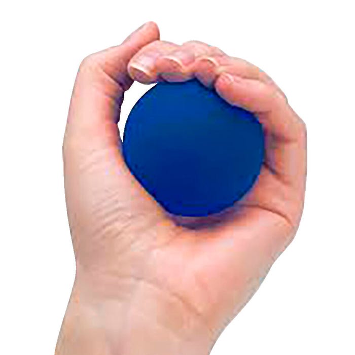 TheraBand Hand Exerciser, Standard, Blue, Firm Resistance