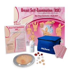 Nasco Complete Breast Examination Education Kit with Light Trainer