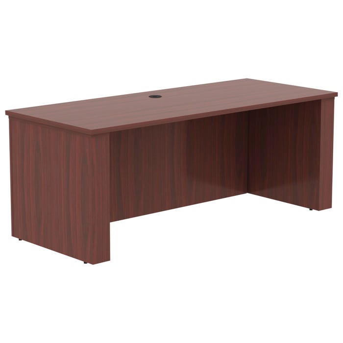 Classroom Select Sit-To-Stand Desk Shell, 72 x 29 x 47 Inches, Mahogany Color
