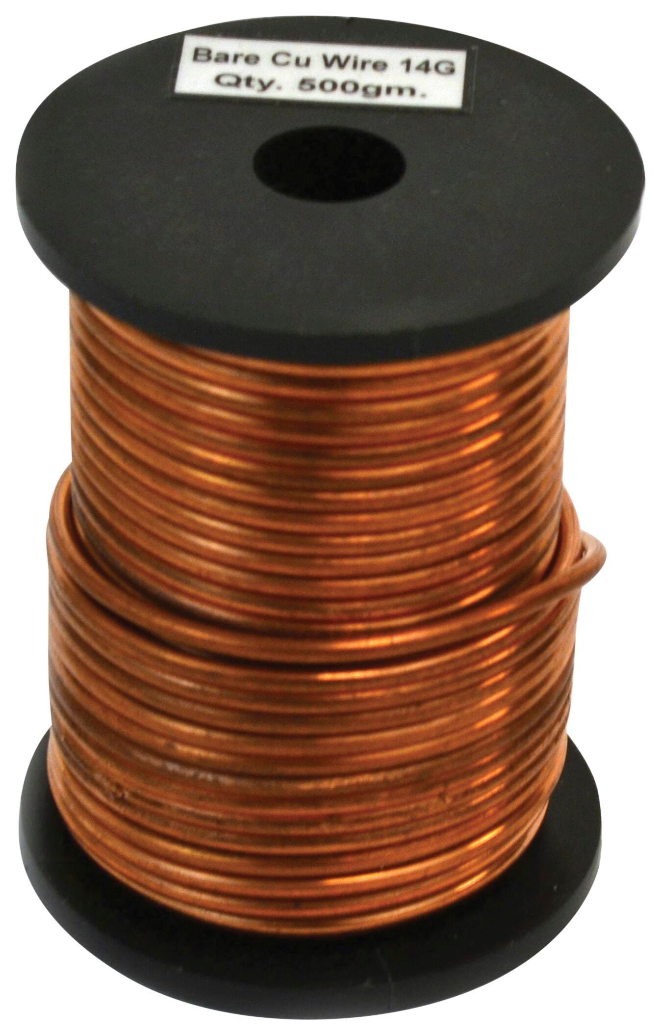 Eisco Labs Bare Copper Wire, 50 Feet, Item Number 2022973