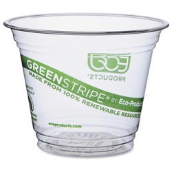 Eco-Products GreenStripe Cold Cups, 9 oz, Pack of 1000