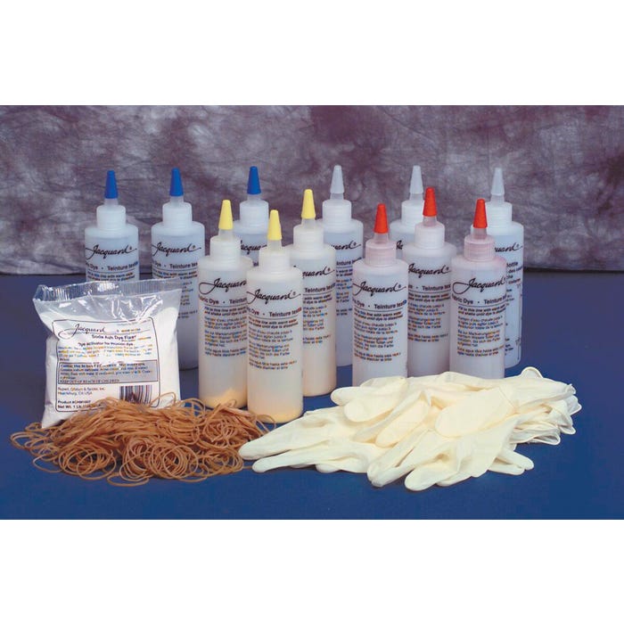 Jacquard Economy Tie-Dye Kit, Supplies for up to 30 Shirts, Assorted Primary Colors