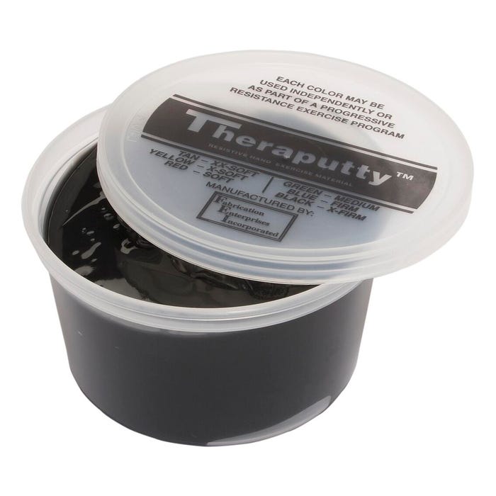 CanDo Antimicrobial Theraputty, X-Firm, 1 Pound, Black
