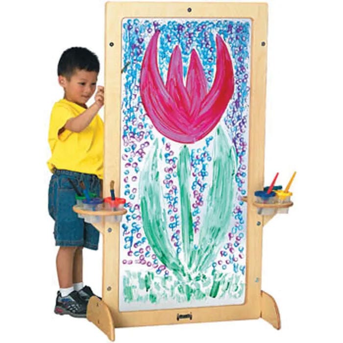 Jonti-Craft See-Thru Easel, 35 x 15 x 50 Inches, Acrylic, Clear