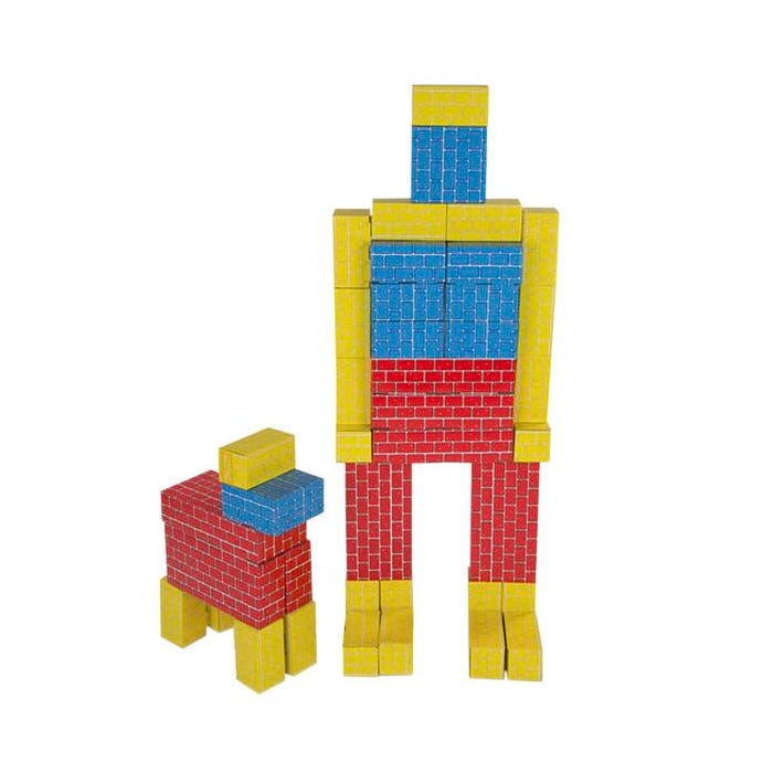 Melissa Doug Deluxe Jumbo Cardboard Blocks