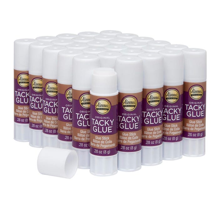 Aleene's Original Tacky Glue Stick, 0.28 Ounces, Pack of 30