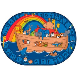Carpets for Kids KID$Value PLUS Alphabet Noah Carpet, Oval 4002195