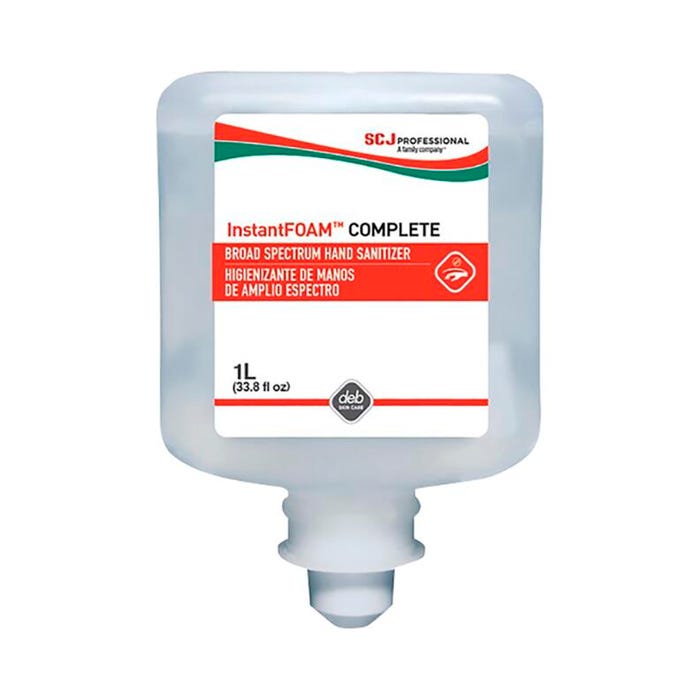 SC Johnson Hand Sanitizer Foam, 33.8 Ounces, 1000 Milliliters, Pack of 6