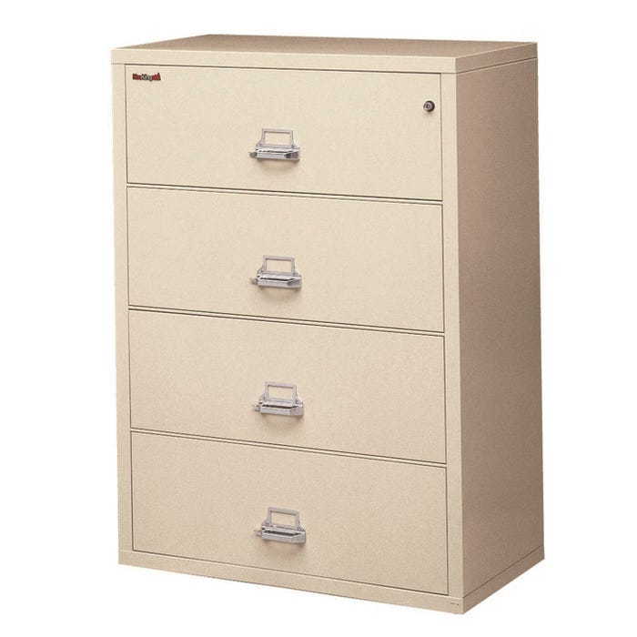 FireKing Lateral File Cabinet, 4-Drawers