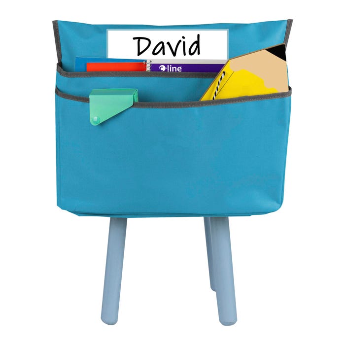 C-Line Medium Chair Cubbie, 15 Inches, Seaside Blue