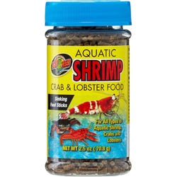 Zoo Med Laboratories Aquatic Shrimp Crab Lobster Food, 2-1/2 Ounces 2131990