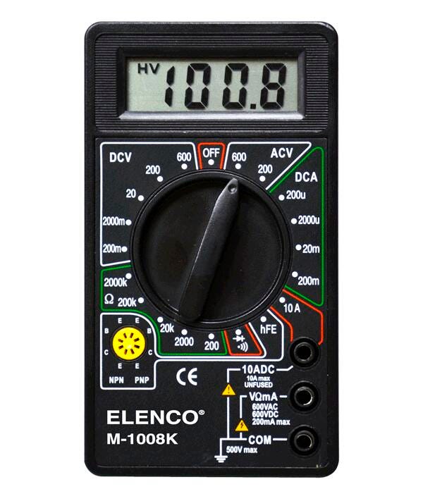 Elenco Digital Multimeter Kit, Item Number 526108