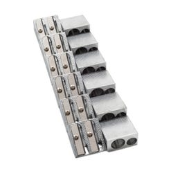 School Smart 2 Hole Pencil Sharpeners, Silver, Pack of 12 078467