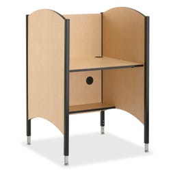 Smith Carrel Hi-Lo Carrel, 32-1/2 x 30 x 45-1/2-57-1/2 Inches 4001039