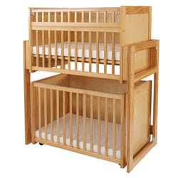 L.A. Baby Modular Crib System with Solid Sides, 45-3/8 x 37-3/8 x 53-1/2 Inches, Item Number 2096359