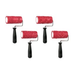 AMACO Textured, Clay Rollers, 4-1/4 Inches, Set of 4 Item Number 1402963