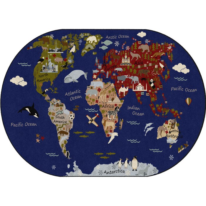 Flagship Carpets World Traveler Carpet, Rectangle